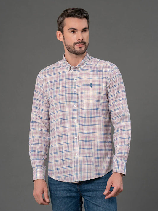 RedTape Checked Shirt for Men | Classic & Versatile