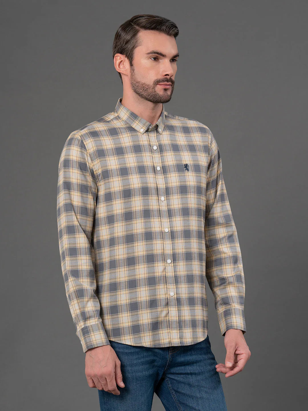 RedTape Checked Shirt for Men | Classic & Versatile