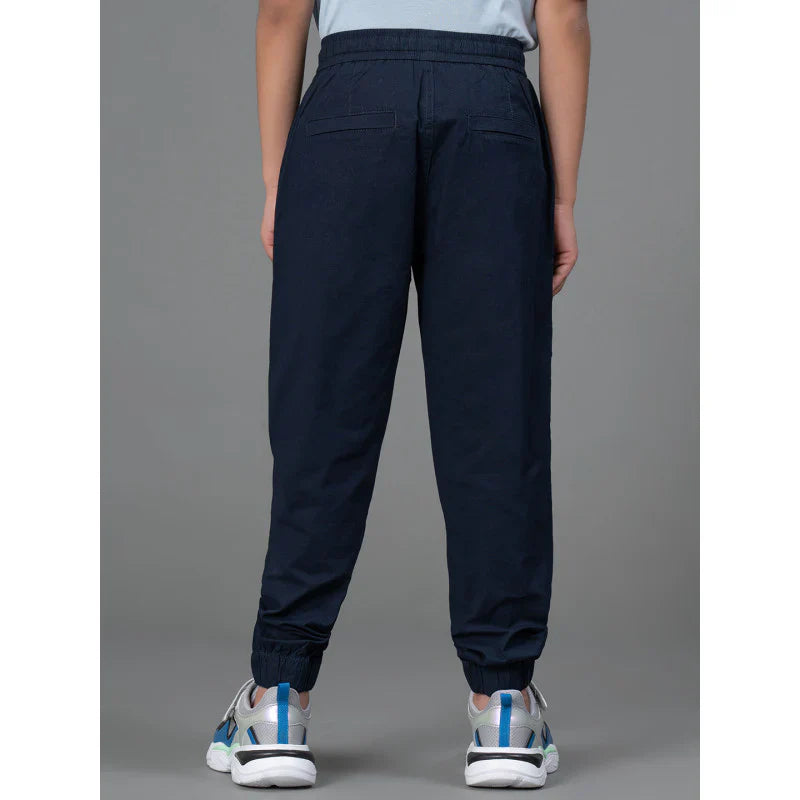 RedTape Joggers for Boy's- Comfortable| Cotton | Navy Color | Regular Fit | Front and Back Side Pockets.