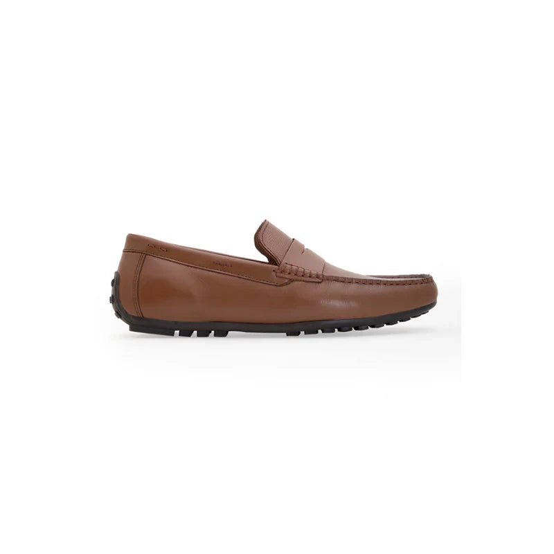 RedTape Men's Tan Slip-On Shoes