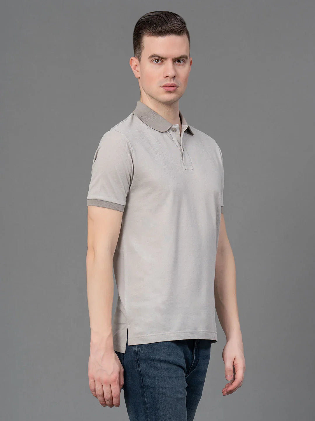 RedTape Neck T-Shirt for Men | Durable & Comfortable