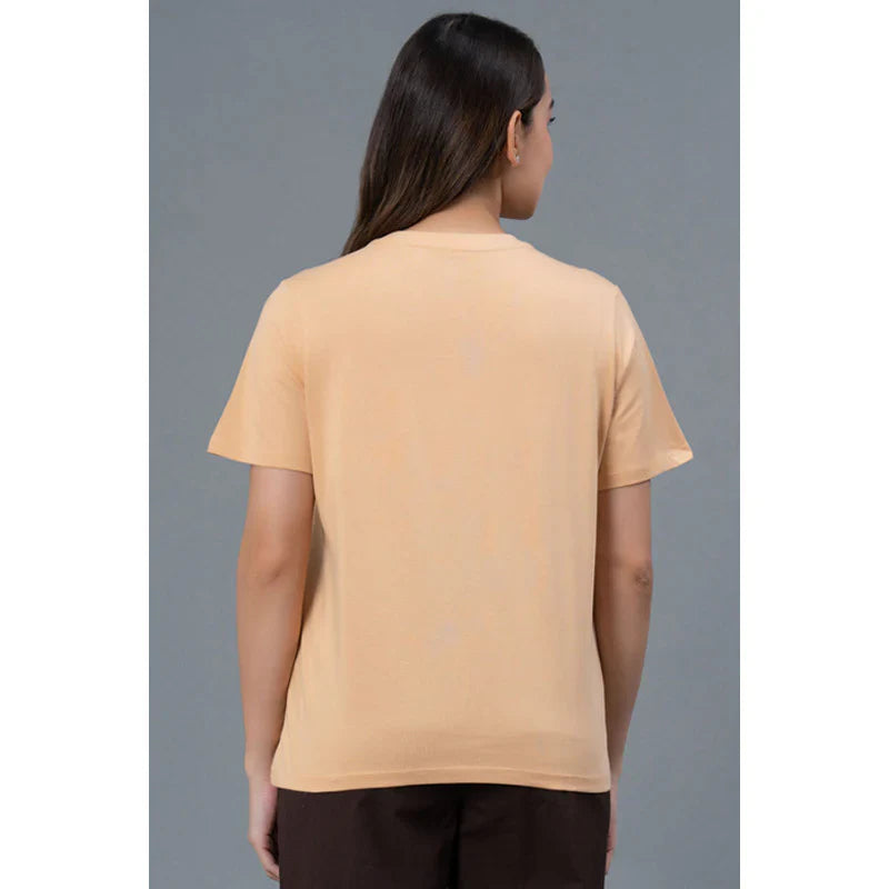 Mode by RedTape Casual Cotton T-Shirt for Women | Half Sleeves Cotton T-Shirt