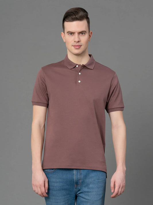 RedTape Satin Polo T-Shirt for Men | Bio Polishing & Mirror Finish | Comfortable & Stylish | Mercerized Cotton