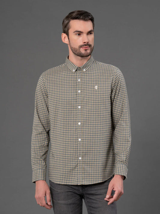 RedTape Checked Shirt for Men | Classic & Versatile