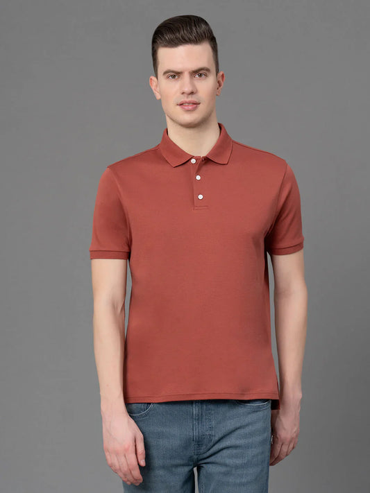 RedTape Satin Polo T-Shirt for Men | Bio Polishing & Mirror Finish | Comfortable & Stylish | Mercerized Cotton