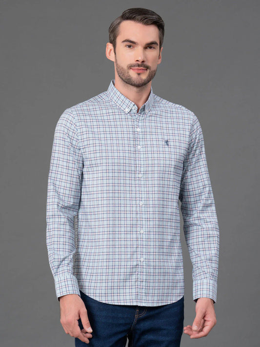 RedTape Checked Shirt for Men | Classic & Versatile