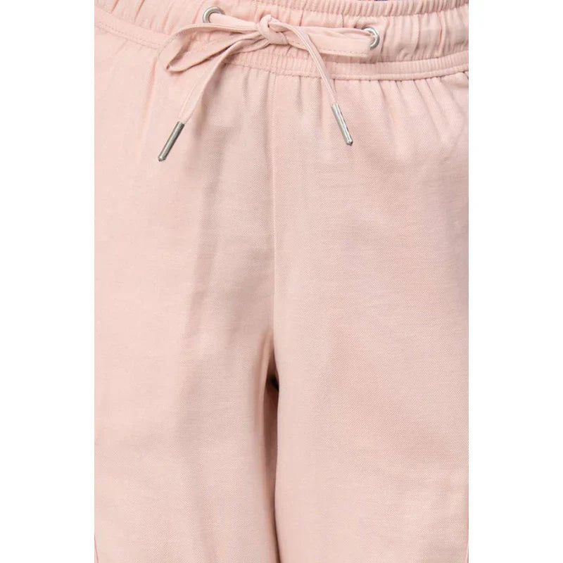 Mode By RedTape Pastel Pink Joggers for Girls| Best in Comfort|Front Side Pockets| Viscose| Regular Fit