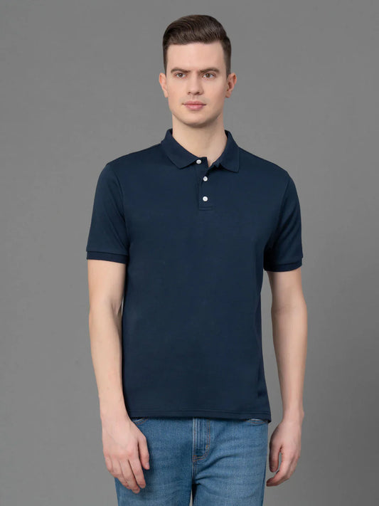 RedTape Satin Polo T-Shirt for Men | Bio Polishing & Mirror Finish | Comfortable & Stylish | Mercerized Cotton