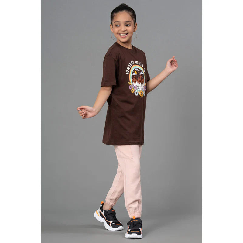 Mode By RedTape Pastel Pink Joggers for Girls| Best in Comfort|Front Side Pockets| Viscose| Regular Fit