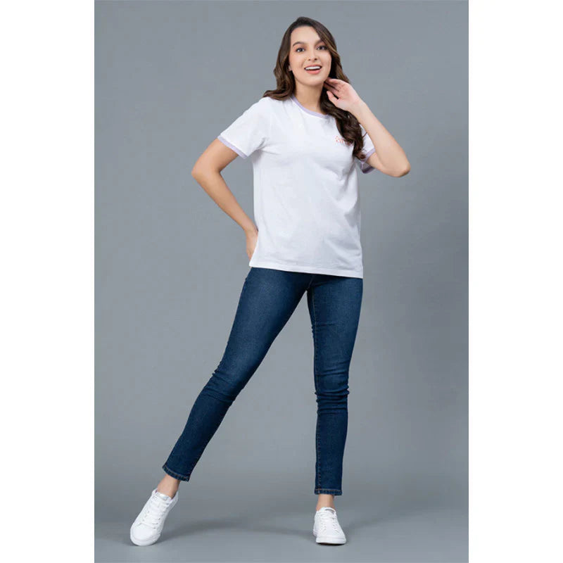 Mode by RedTape Comfortable Casual T-Shirt for Women | Casual Graphic Print T-Shirt , Perfect for Summers