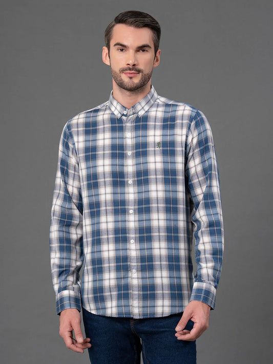 RedTape Checked Shirt for Men | Classic & Versatile