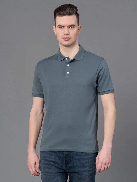 RedTape Satin Polo T-Shirt for Men | Bio Polishing & Mirror Finish | Comfortable & Stylish | Mercerized Cotton