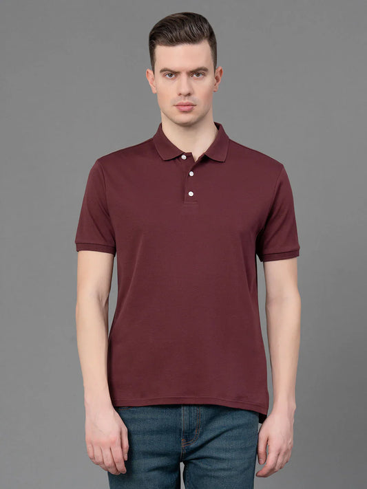 RedTape Satin Polo T-Shirt for Men | Bio Polishing & Mirror Finish | Comfortable & Stylish | Mercerized Cotton