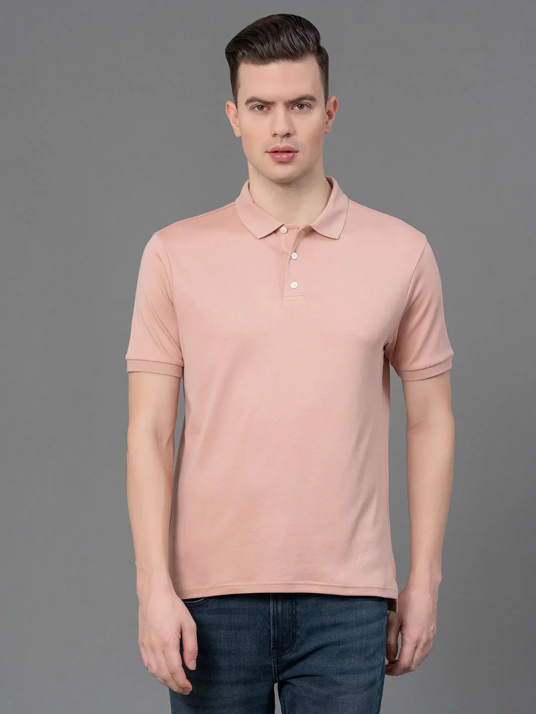 RedTape Satin Polo T-Shirt for Men | Bio Polishing & Mirror Finish | Comfortable & Stylish | Mercerized Cotton