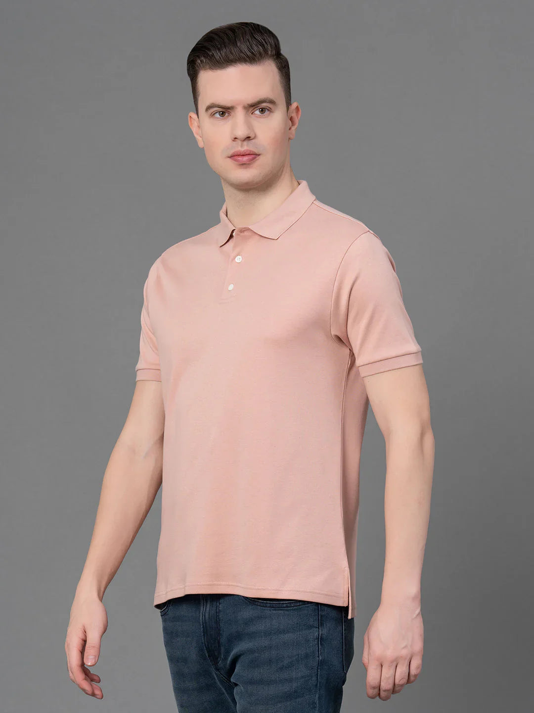 RedTape Satin Polo T-Shirt for Men | Bio Polishing & Mirror Finish | Comfortable & Stylish | Mercerized Cotton