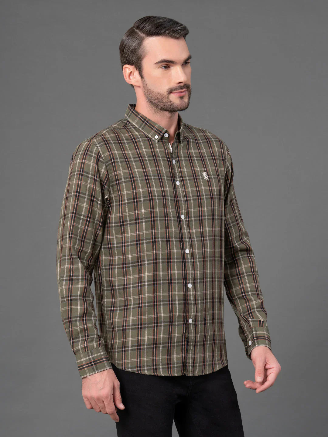 RedTape Checked Shirt for Men | Classic & Versatile