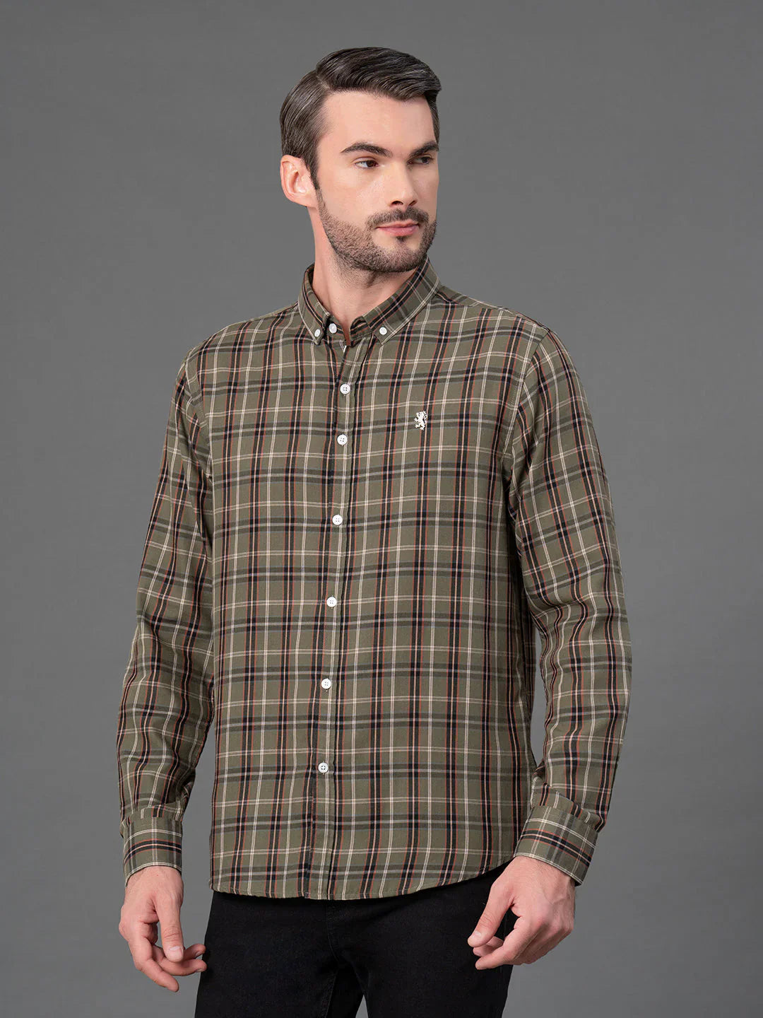 RedTape Checked Shirt for Men | Classic & Versatile