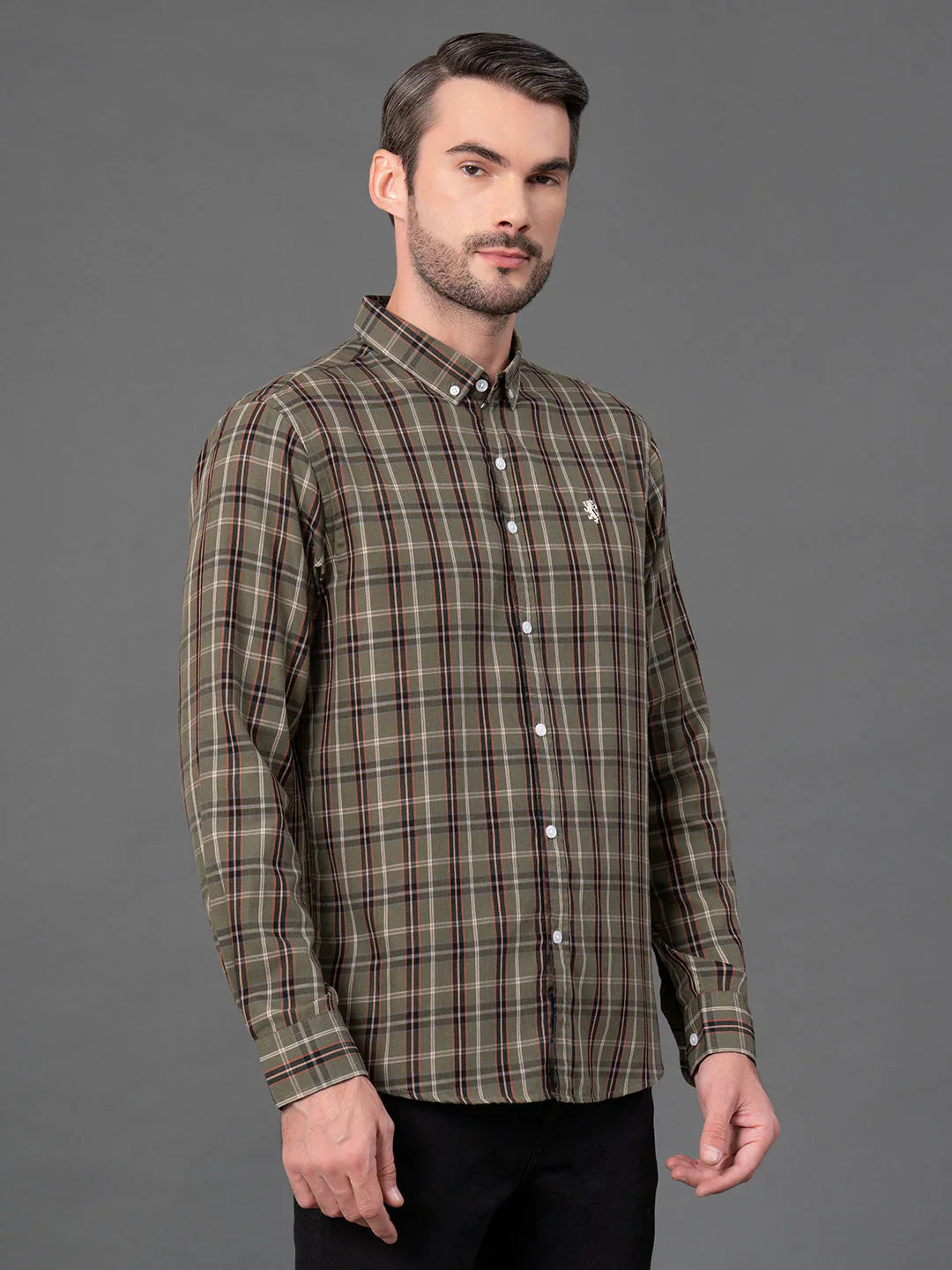 RedTape Checked Shirt for Men | Classic & Versatile