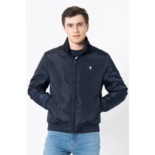 RedTape Men's Navy Solid Jacket