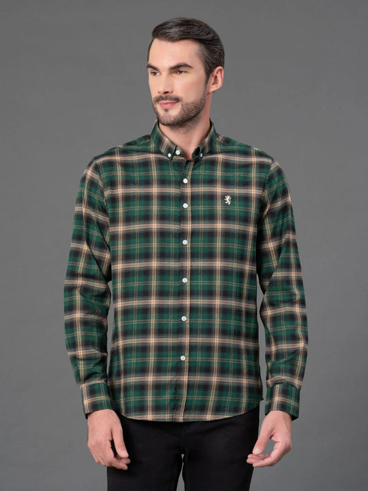 RedTape Checked Shirt for Men | Classic & Versatile