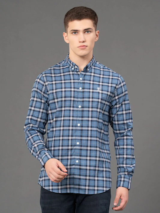 RedTape Checked Shirt for Men | Classic & Versatile