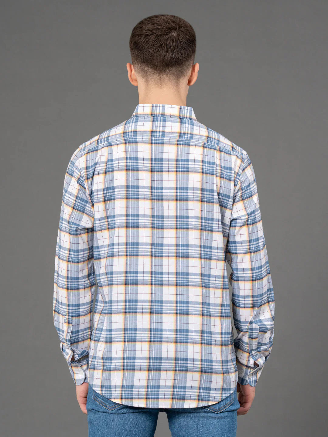 RedTape Checked Shirt for Men | Classic & Versatile