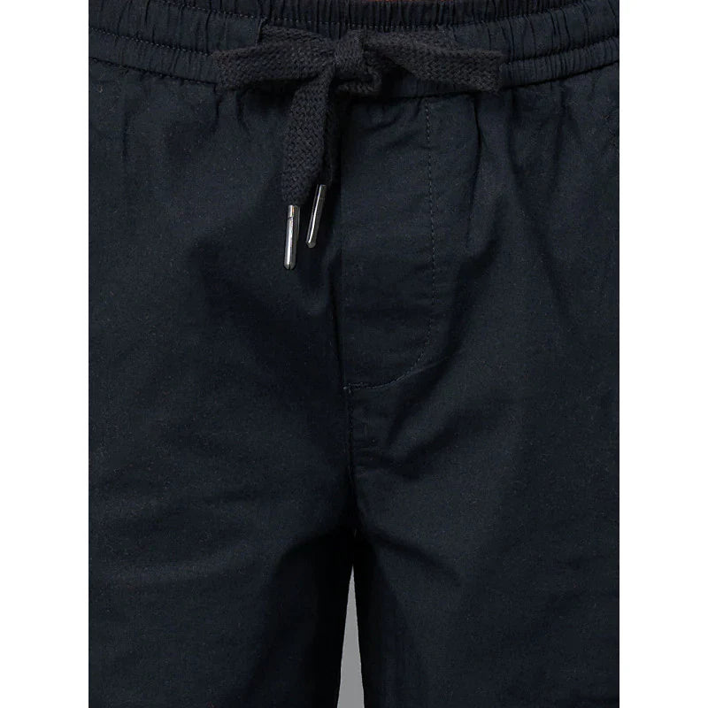 RedTape Boy's Joggers- Relaxing| Cotton| Black Color| Casual Fit| Front and Back Side Pockets.