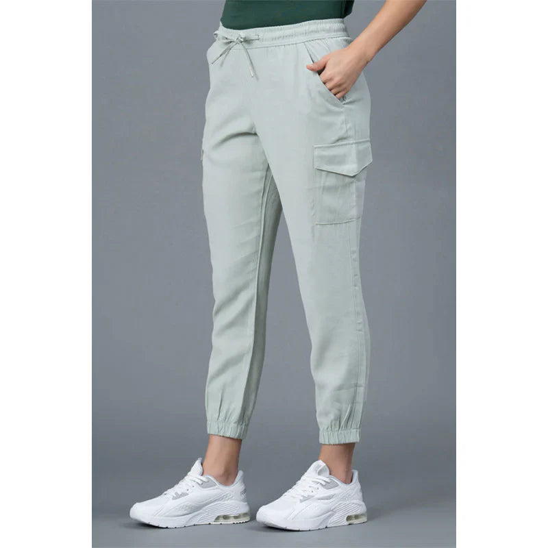 Mode by RedTape Smart Fit Joggers for Women | Solid Pattern Cargo Joggers for Women