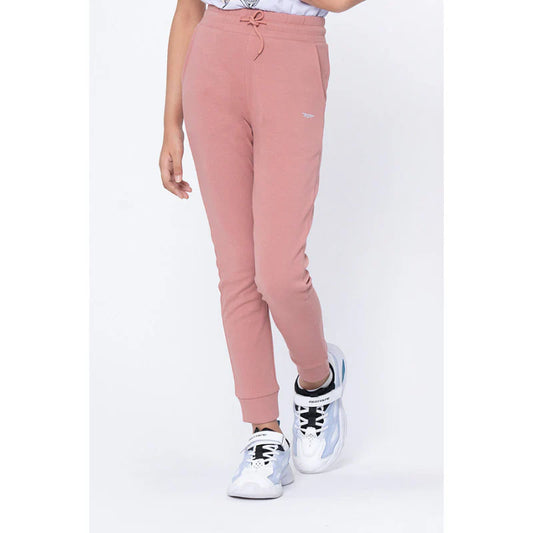 RedTape Girls Pale Pink Solid Jogger