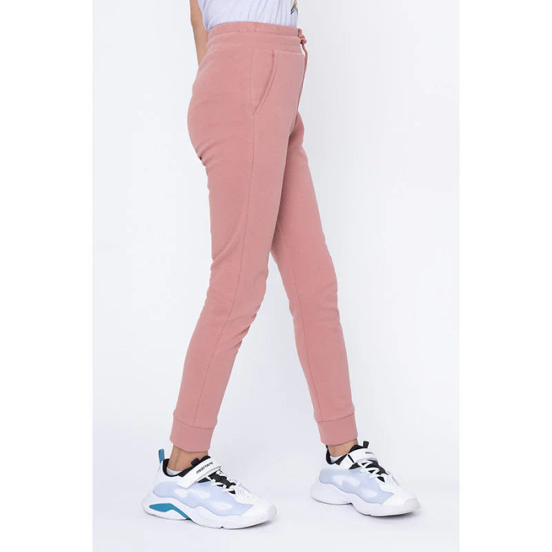 RedTape Girls Pale Pink Solid Jogger