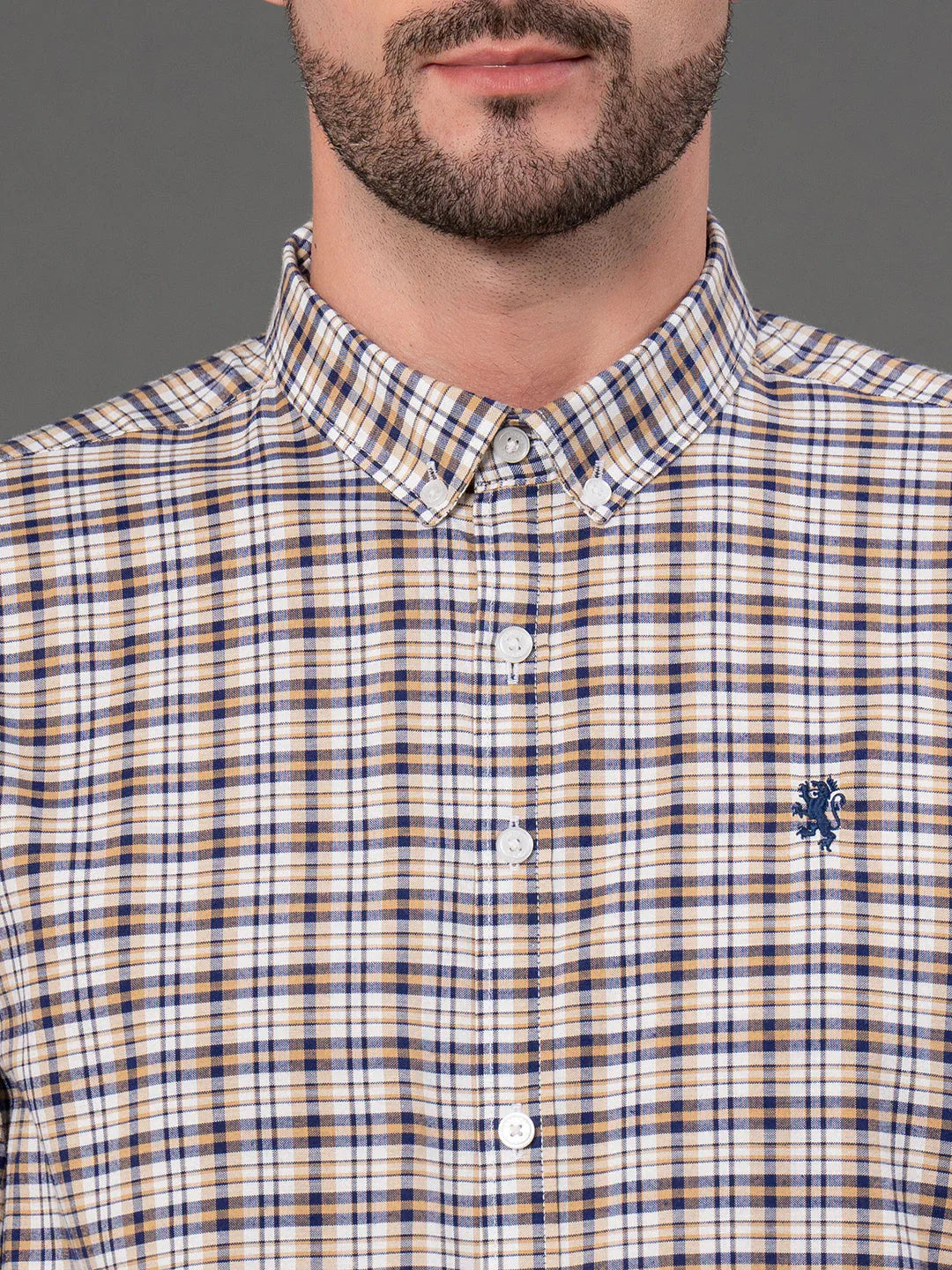 RedTape Stone  Checked Shirt for Men | Classic & Versatile