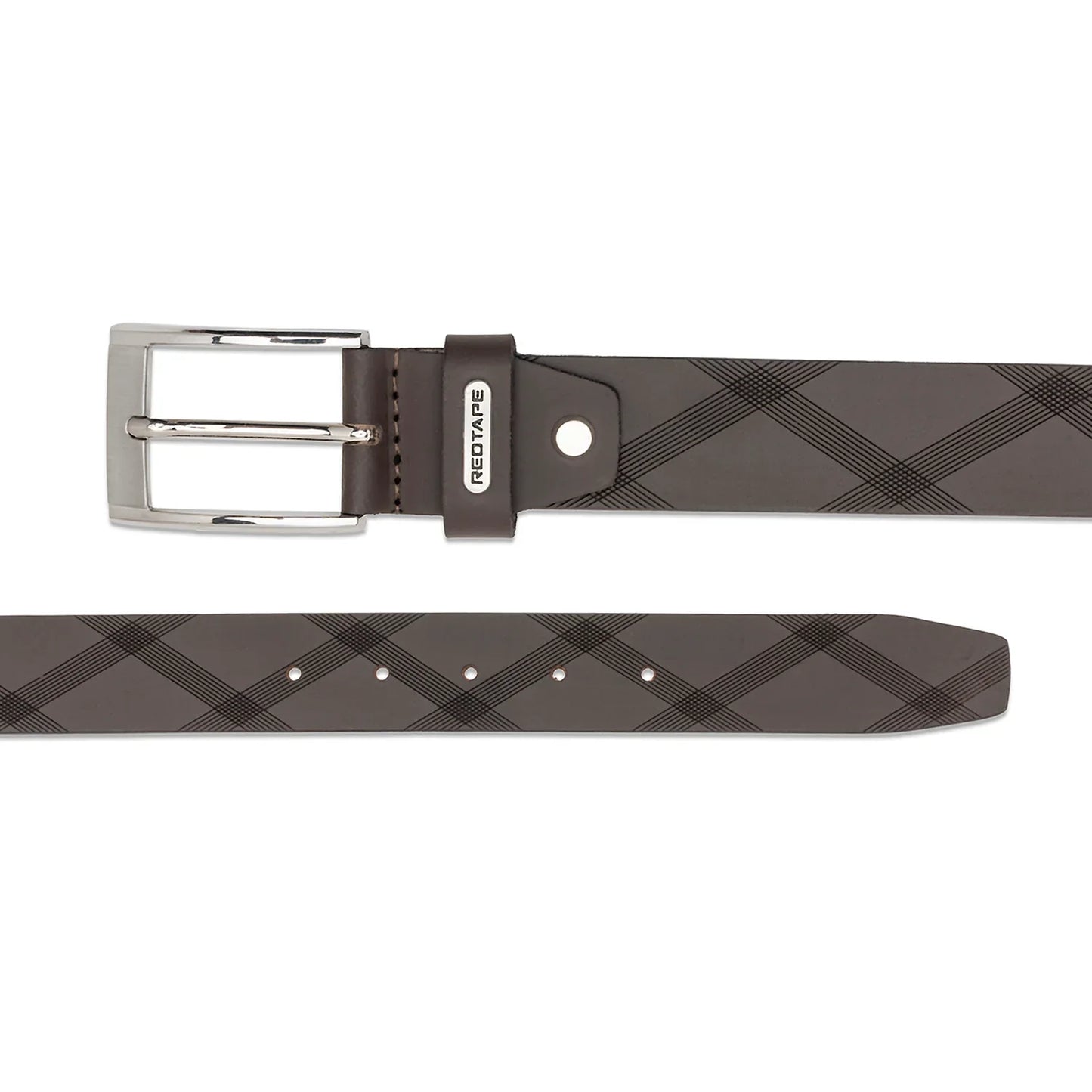 Red Tape Leather Belt For Men | Classic And Durable