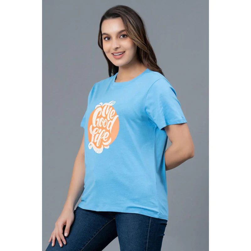 Mode by RedTape Casual Cotton T-Shirt for Women | Half Sleeves Cotton T-Shirt