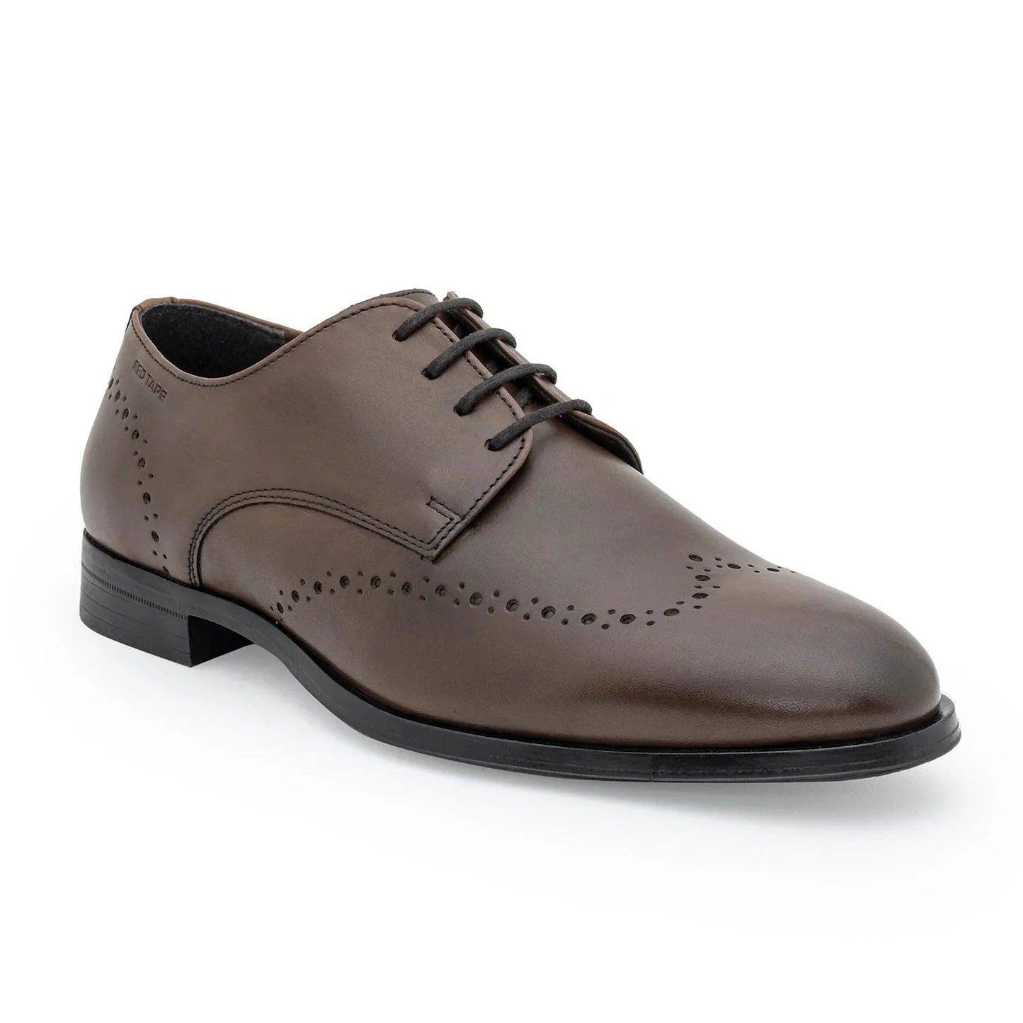 Red Tape Formal Derby Shoes for Men | Real Leather Shoes With Low-cut Pattern