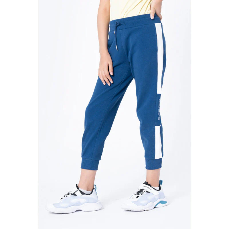 RedTape Girls Blue Color Block Jogger