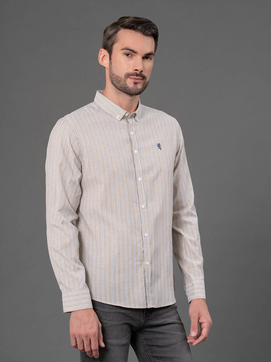 RedTape Charcoal Checked Shirt for Men | Classic & Versatile